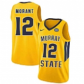Murray State Racers 12 Ja Morant Yellow College Basketball Jersey Dzhi,baseball caps,new era cap wholesale,wholesale hats